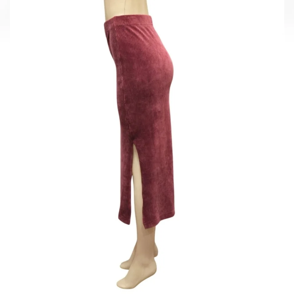 Free‎ People Helen Ribbed Tube Midi Skirt Women Size XS